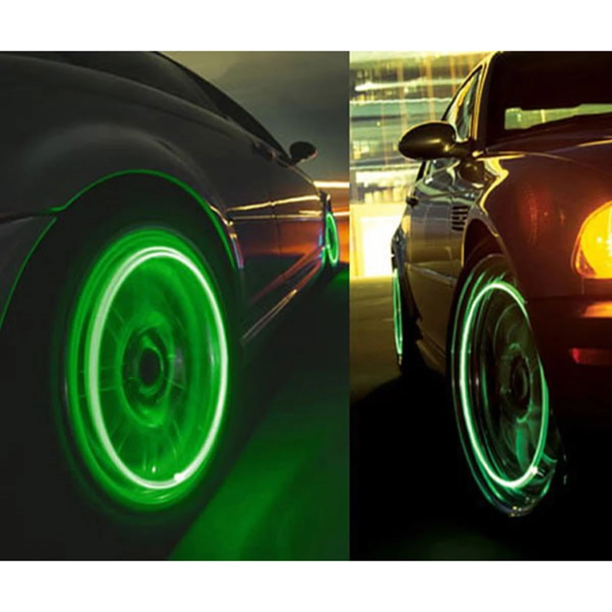 پکیج سروالف VIPشب نما 4 عددی چراغ لمسی خودرو