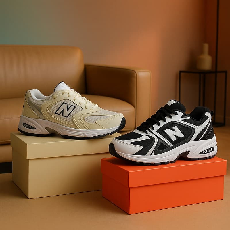 کفش ورزشی مردانه نیوبالانس مدل tako-سفید