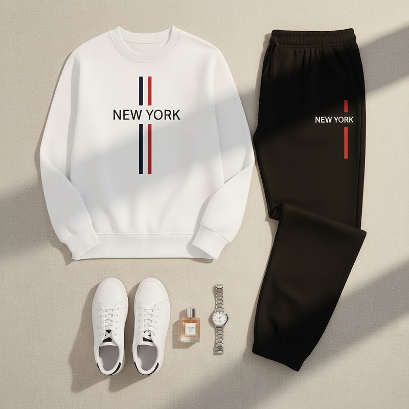 ست مردانه دورس و شلوار new york-چند رنگ